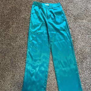 Charlie Holiday Shiny Green Pants